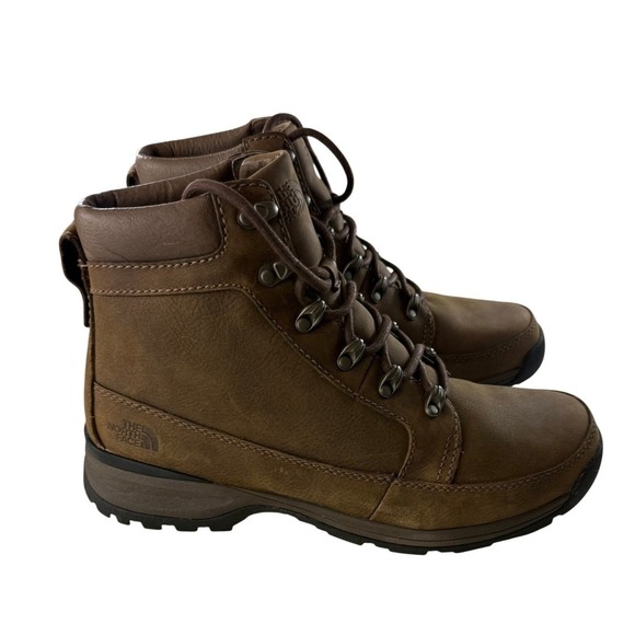 The North Face Other - The North Face Ketchum Brown Leather Insulated Waterproof Boots Mens 12 NEW